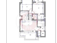 La cheie | Planul 2 | Apartament 3 camere | 105mp | B12520